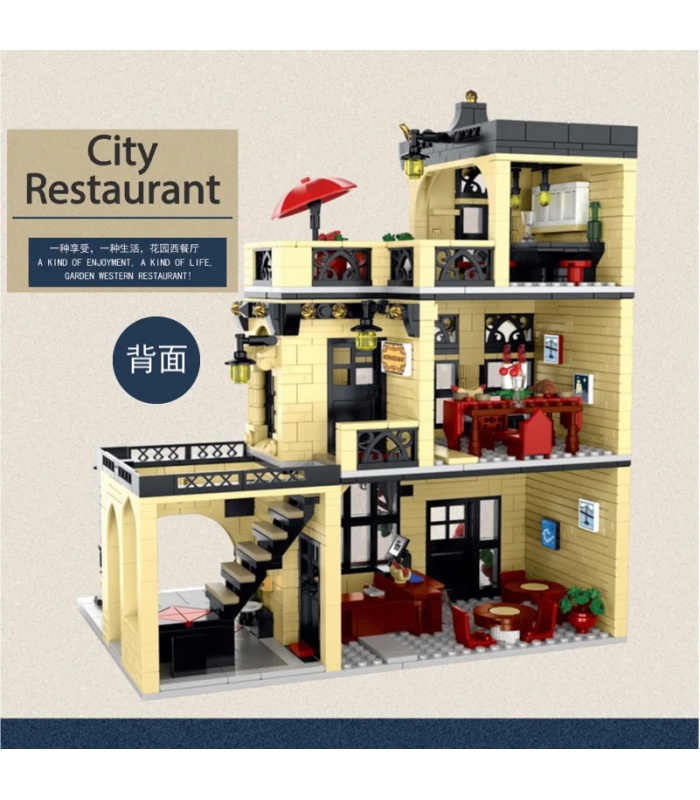 MORK 20114 City Western Restaurant Bausteine-Spielzeugset