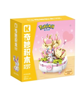 Keeppley K20239 Pokémon Sylveon Bonsai Building Blocks Toy Set