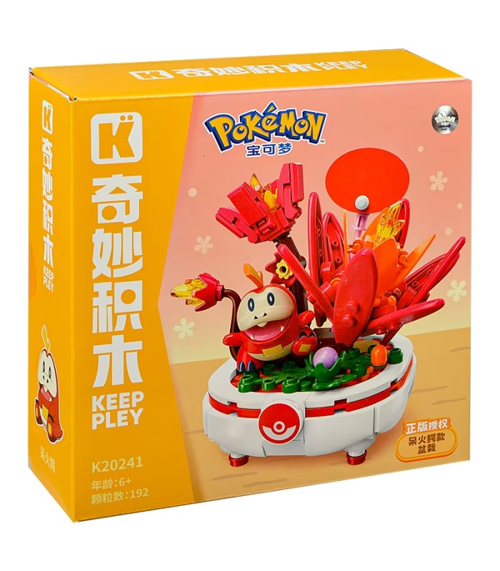 Keeppley K20241 Pokémon Fuecoco Bonsai Building Blocks Toy Set