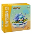 Keeppley K20242 Pokémon Quaxly Bonsai Building Blocks Toy Set