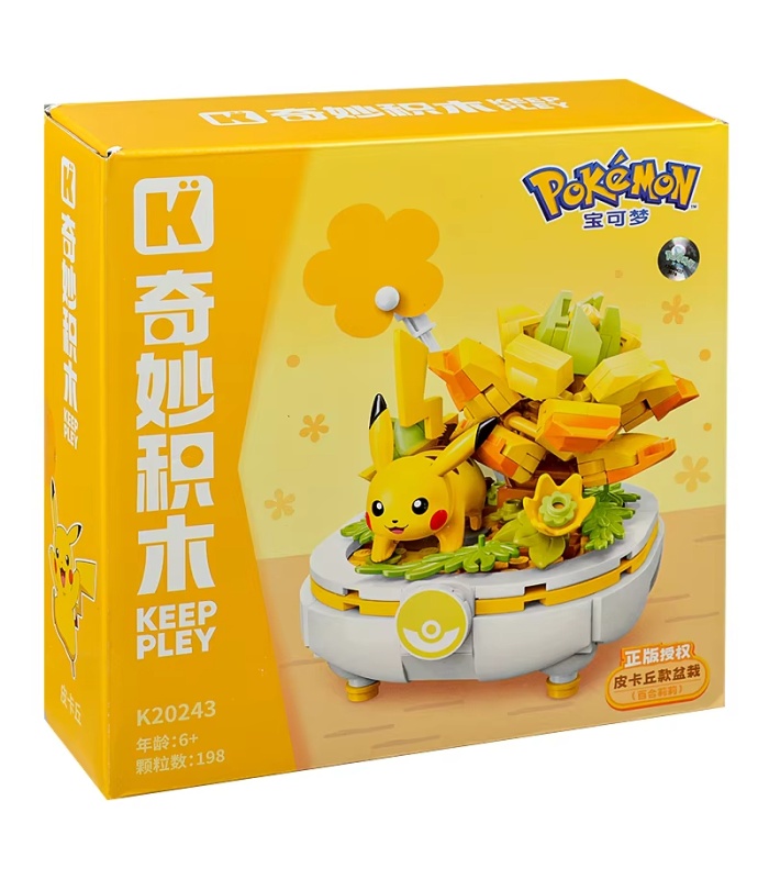 Keeppley K20243 Pokémon Pikachu Bonsai Building Blocks Toy Set