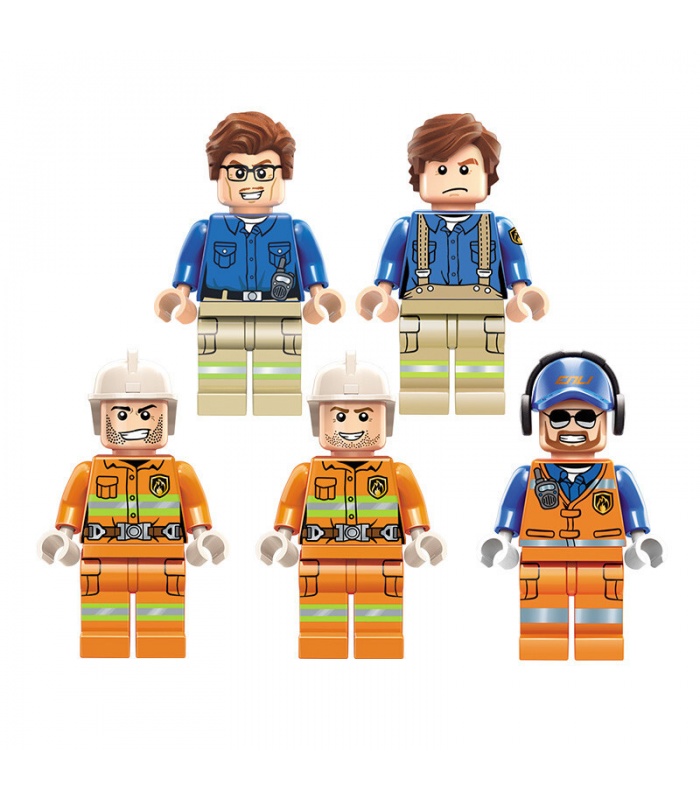 ENLIGHTEN 2808 Fire Station Building Blocks Set