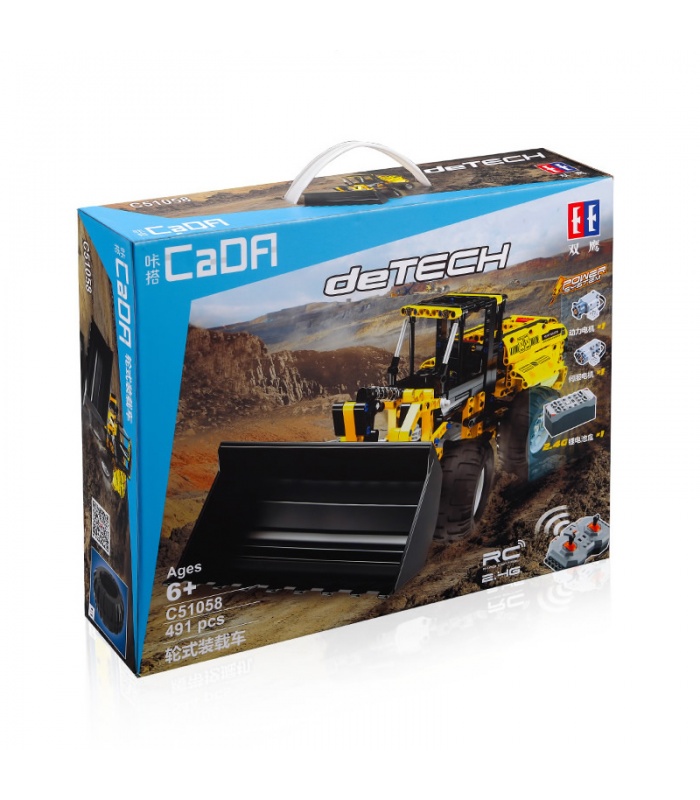 Double Aigle CaDA C51058 Télécommande Bulldozer Blocs De Construction Ensemble