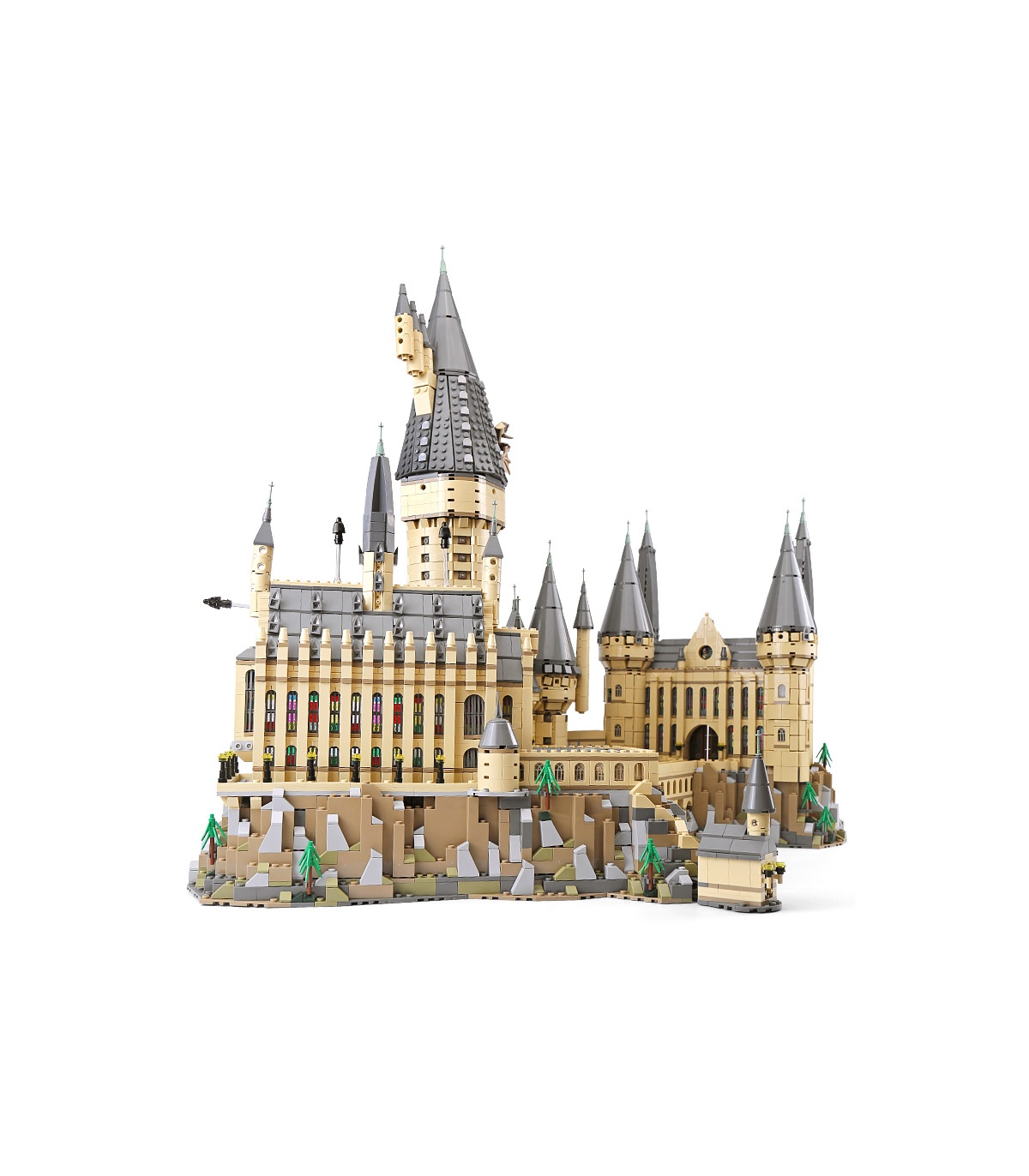 Custom Harry Potter Hogwarts Castle Compatible Building Bricks Set 6125 ...