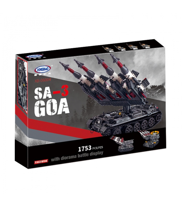 XINGBAO 06004 Soviética Sa-3 Goa y T55 Tanque de Ladrillos de Construcción Conjunto