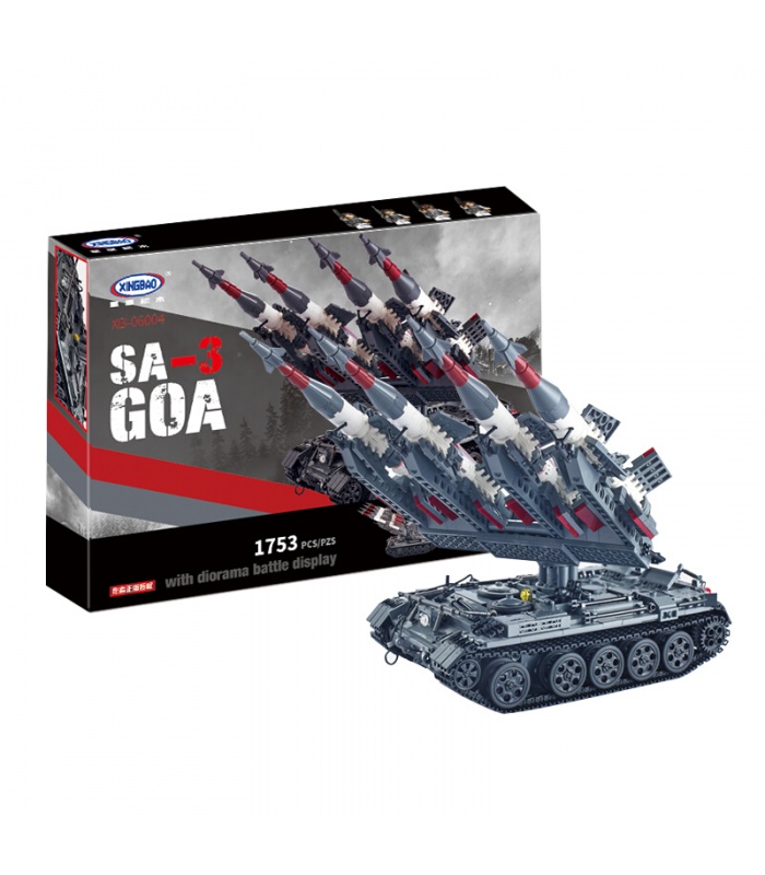 XINGBAO 06004 Soviétique, Sa-3 Goa et T55 Réservoir de Briques de Construction, Jeu de