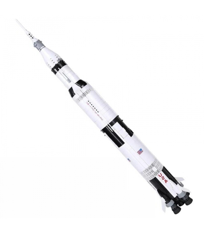 사용자 정의 아이디어 NASA Apollo Saturn V 호환 건물 벽돌 장난감 세트