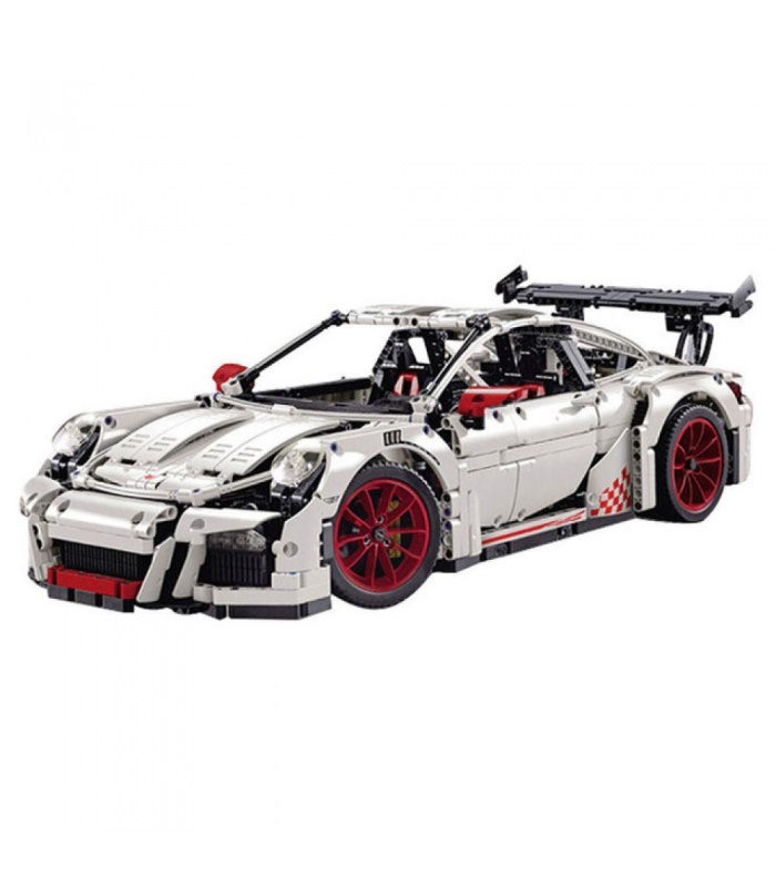 De Blancos personalizado Porsche 911 GT3 RS Technic Edificio de Ladrillos Conjunto