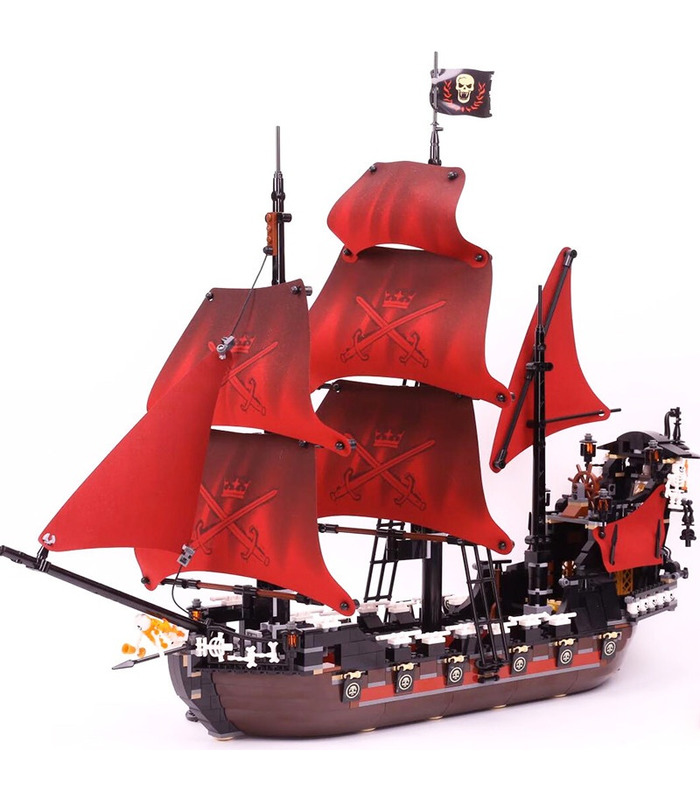 Custom Queen Anne's Revenge Pirates of the Caribbean Building Bricks ...