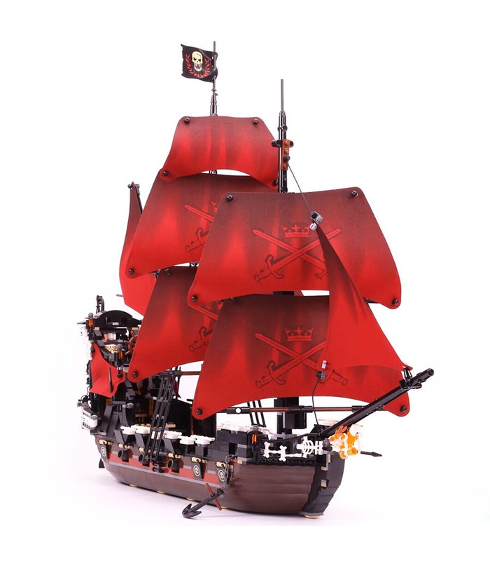 Custom Queen Anne's Revenge Pirates of the Caribbean Building Bricks ...