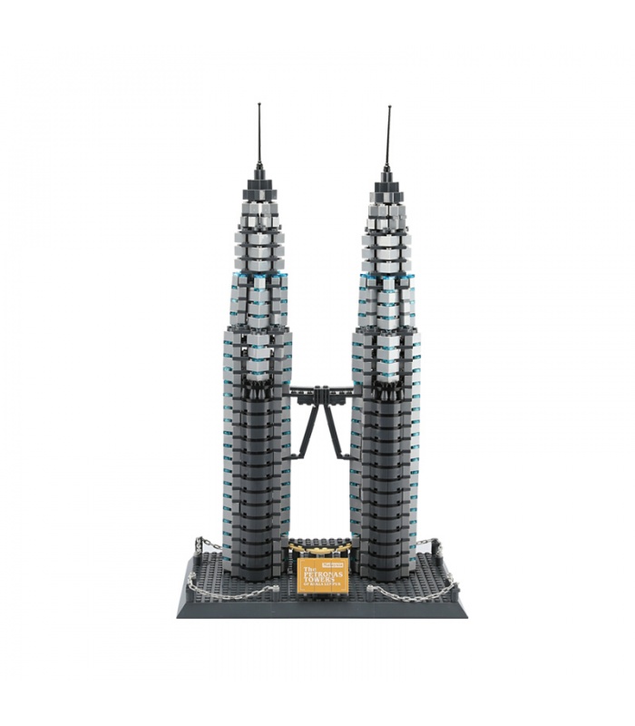 WANGE Architecture Petronas Twin Towers 5213 빌딩 블록 장난감 세트