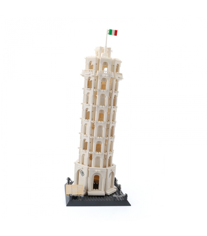 Leaning Tower of Pisa WANGE Architecture 5214 Building Blocks Toy Set