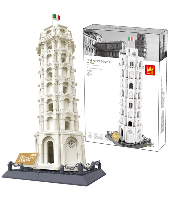 Leaning Tower of Pisa WANGE Architecture 5214 Building Blocks Toy Set