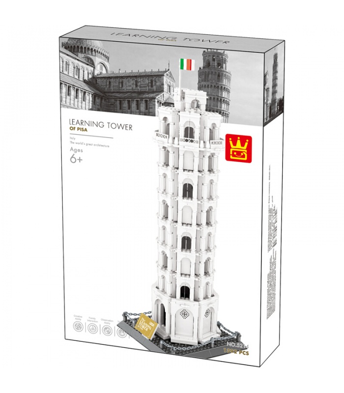 Schiefer Turm von Pisa WANGE Architecture 5214 Bausteine-Spielzeugset