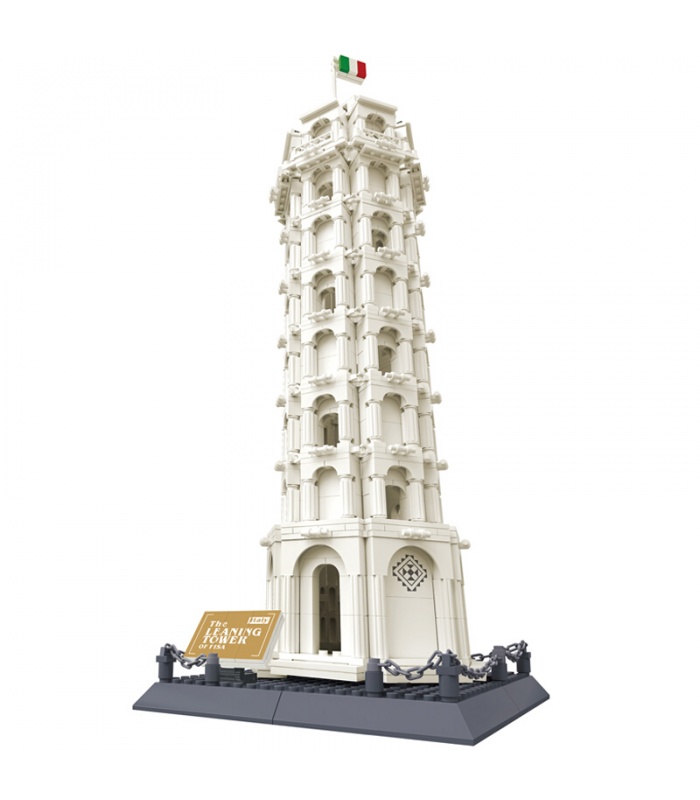 Leaning Tower of Pisa WANGE Architecture 5214 Building Blocks Toy Set