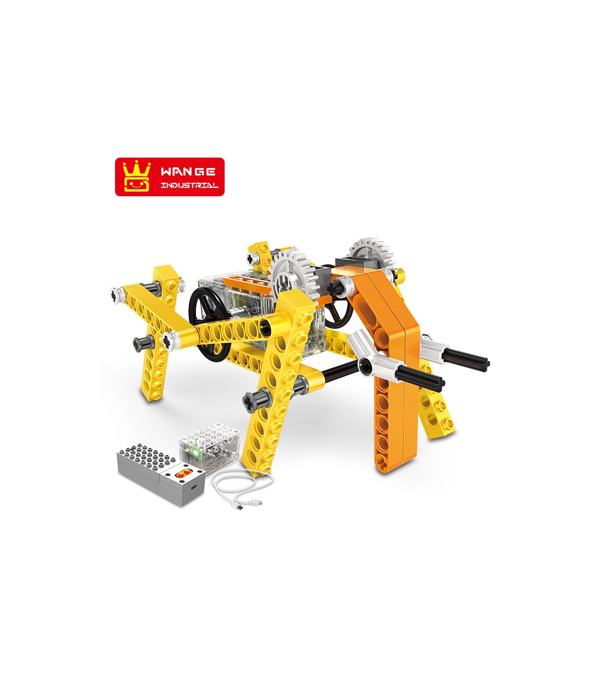 Wangeロボット動物機械象12ビルブロック玩具セットbuildingtoystore Com