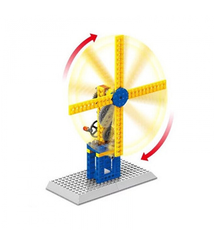 WANGE 기계 공학 풍차 1302 빌딩 블록 장난감 세트