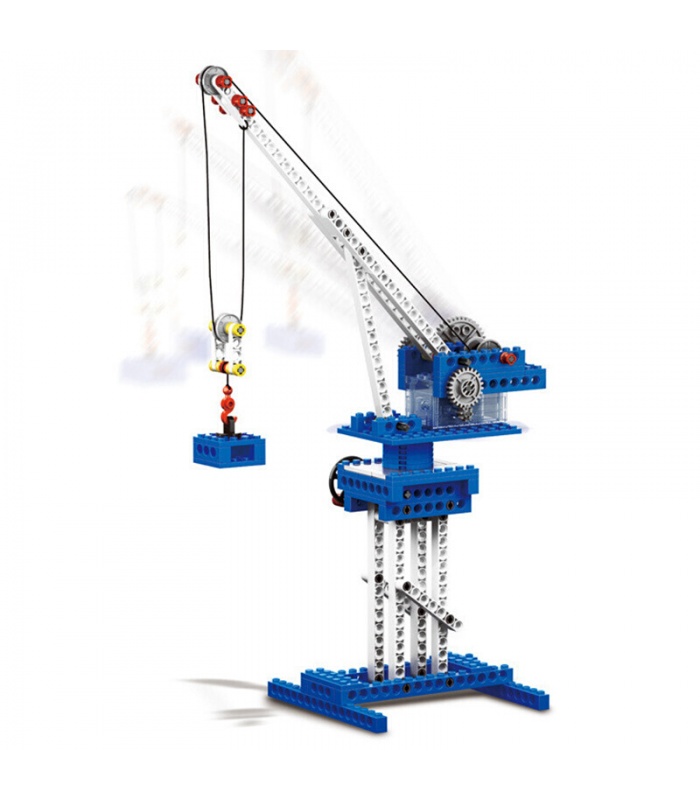 WANGE Machinerie du Pouvoir de la Grue 1402 Blocs de Construction Jouets Jeu