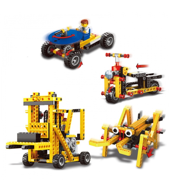 WANGE de la Puissance des Machines de chariot Élévateur 1403 Blocs de Construction Jouets Jeu