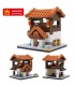 WANGE Mini Chinese Street View 6er-Set 2315-2320 Bausteine Spielzeugset