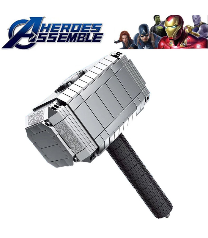 사용자 정의 Mjolnir Thor 망치 빌딩 블록 장난감 세트 324 개