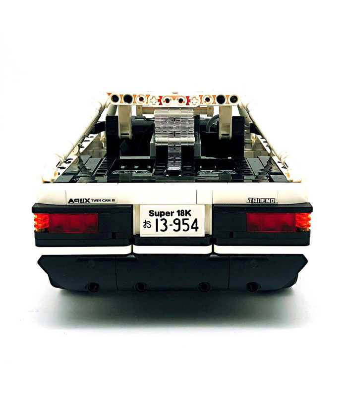 カスタム初期DトヨタAE86車電力機能ブロック玩具セット965点