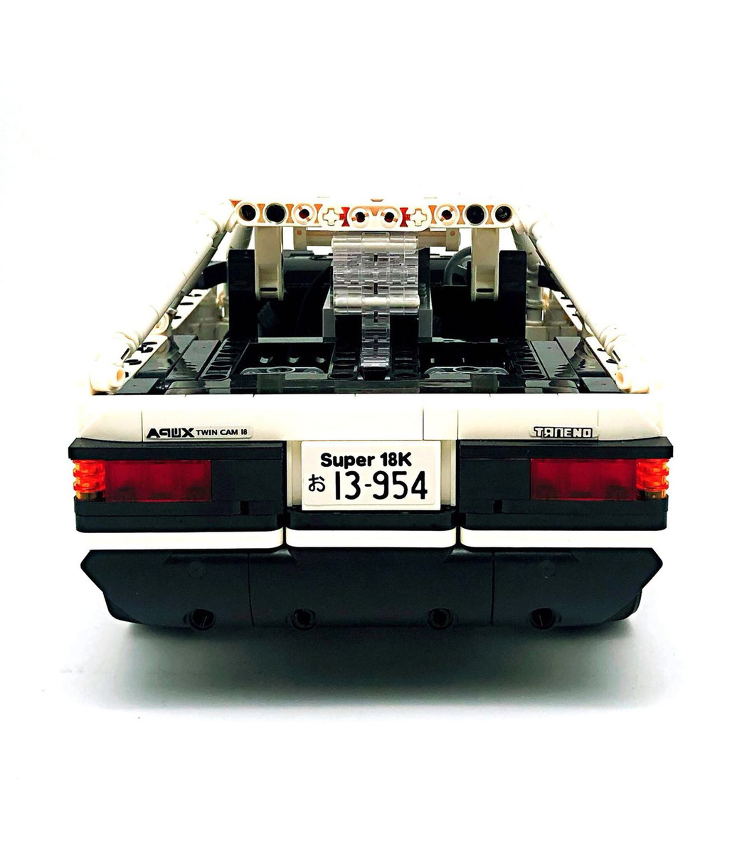  CaDA Toyota AE86 Initial D Toy Car Building Sets