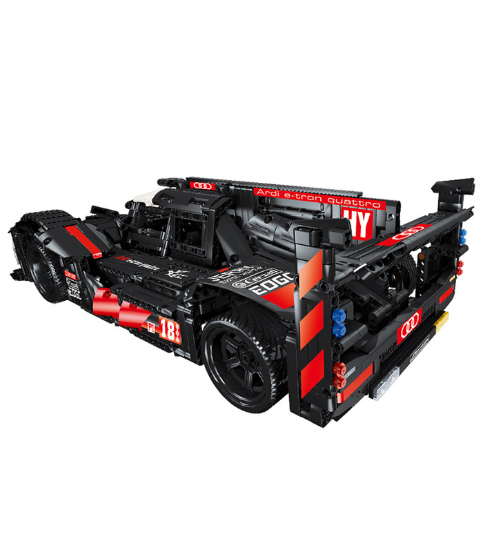 Personalizada Audi R18 Super Coche de Carreras MOC Edificio de Ladrillos de Juguete Set De 1928 Piezas