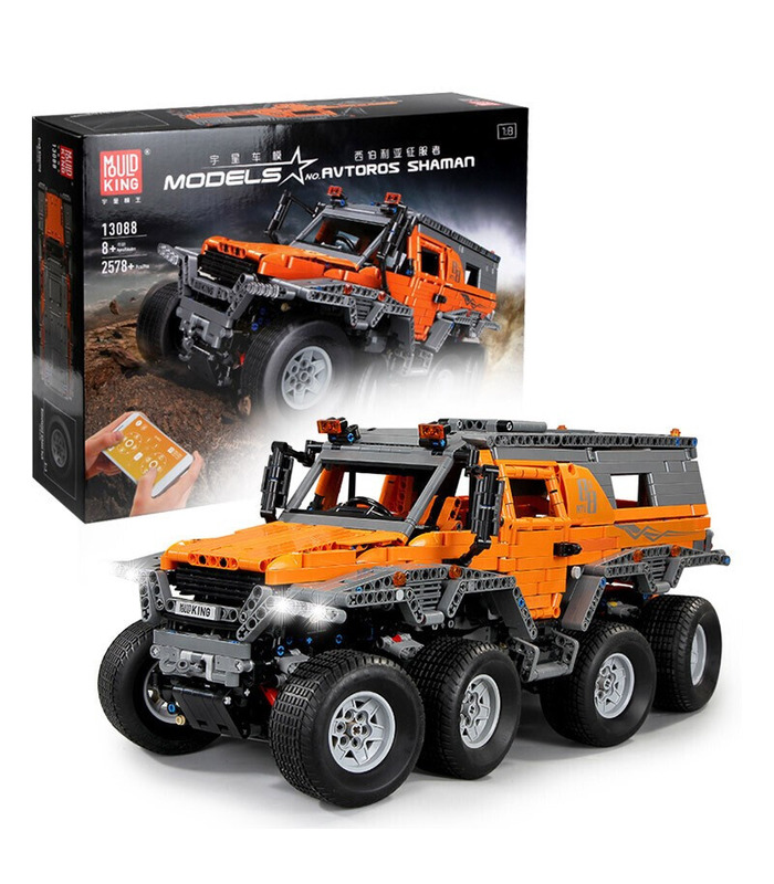 MOULD KING 13088 Avtoros Shaman 8x8 Siberia Off-Road Vehicle Remote ...