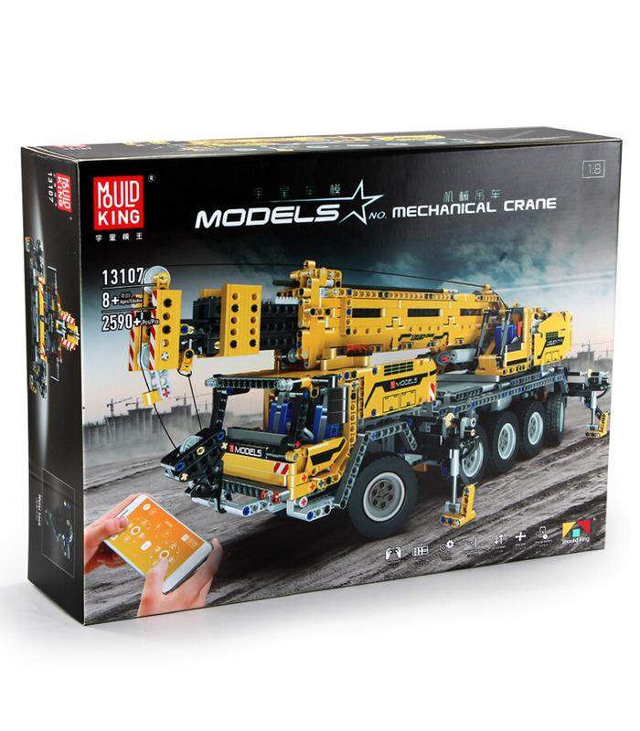 Molde Rey 13107 Técnica de la Grúa Móvil Mk II Control Remoto Bloques de Construcción de Juguete Set