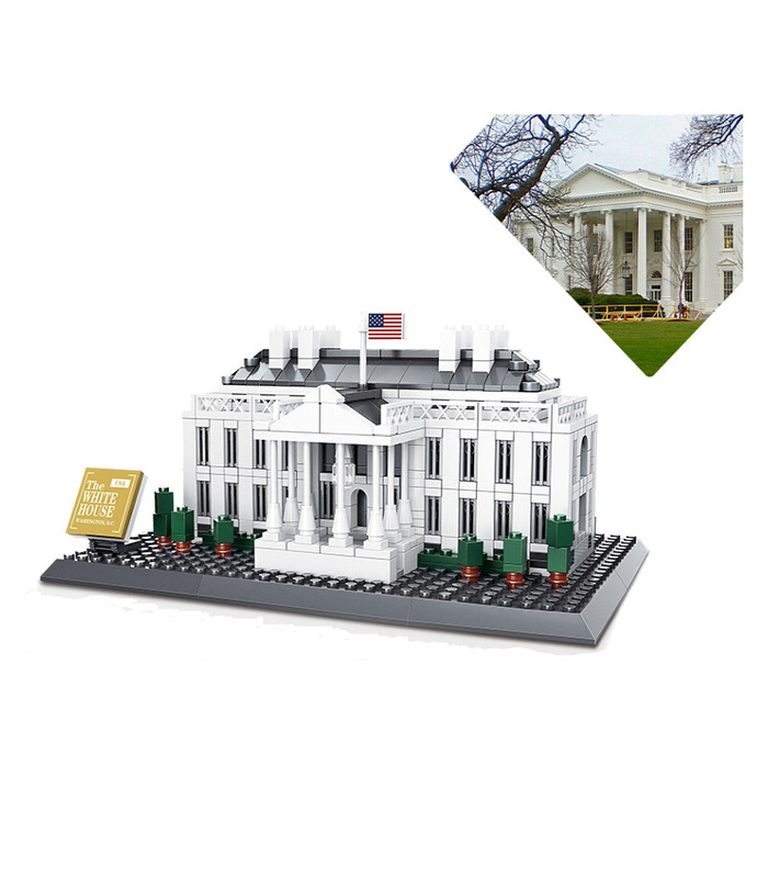 WANGE Architektur Washington White House 4214 Bausteine Spielzeug Set