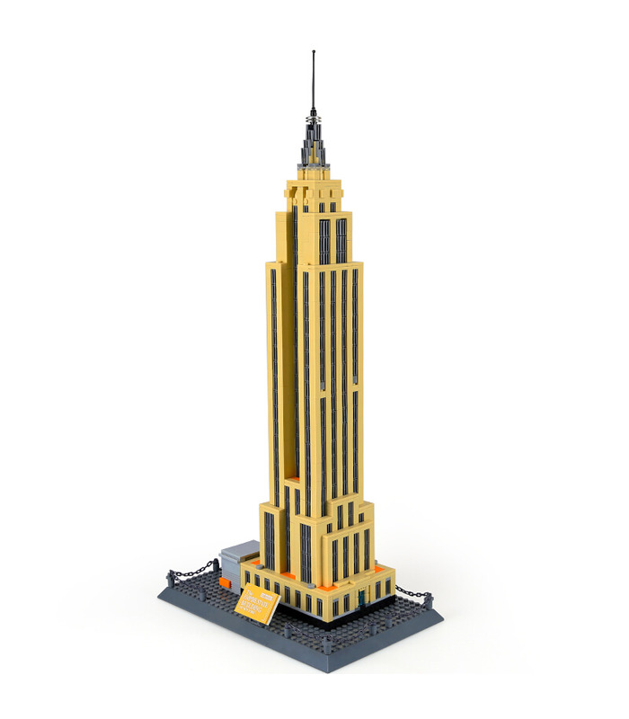 WANGE Architecture Empire State Building 5212 Building Blocks Toy Set