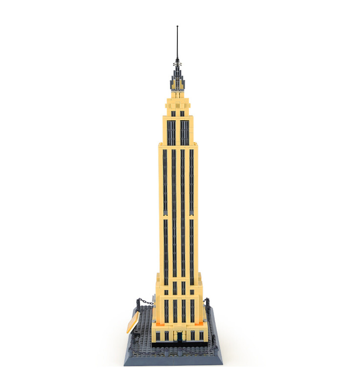 WANGE Architektur Empire State Building 5212 Bausteine Spielzeugset