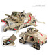 KAZI M1A2 Abrams Tank Hummer 2-en-1 Militaire Blocs de Construction Jouets Jeu