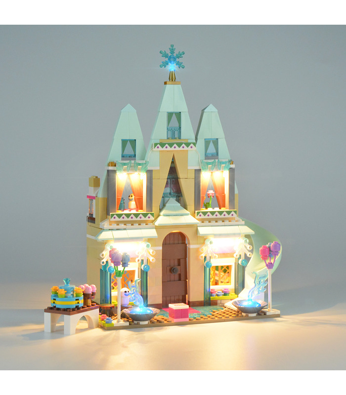 Kit d'éclairage Pour Disney Arendelle Château Célébration Set de projecteurs à LED 41068