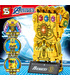 Personnalisée D'Or Infinity Gauntlet Blocs De Construction Jouet Jeu De 1029 Pièces