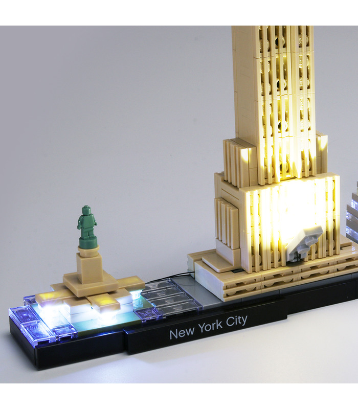 Kit de luz Para la Arquitectura de la Ciudad de Nueva York Set de Iluminación LED 21028