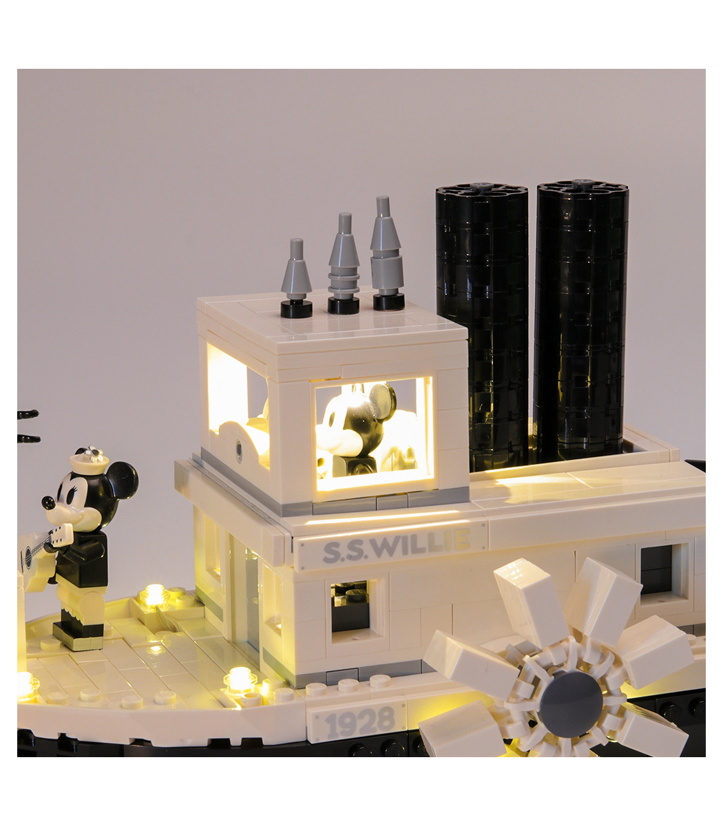 Light Kit For Steamboat Willie LED Lighting Set 21317