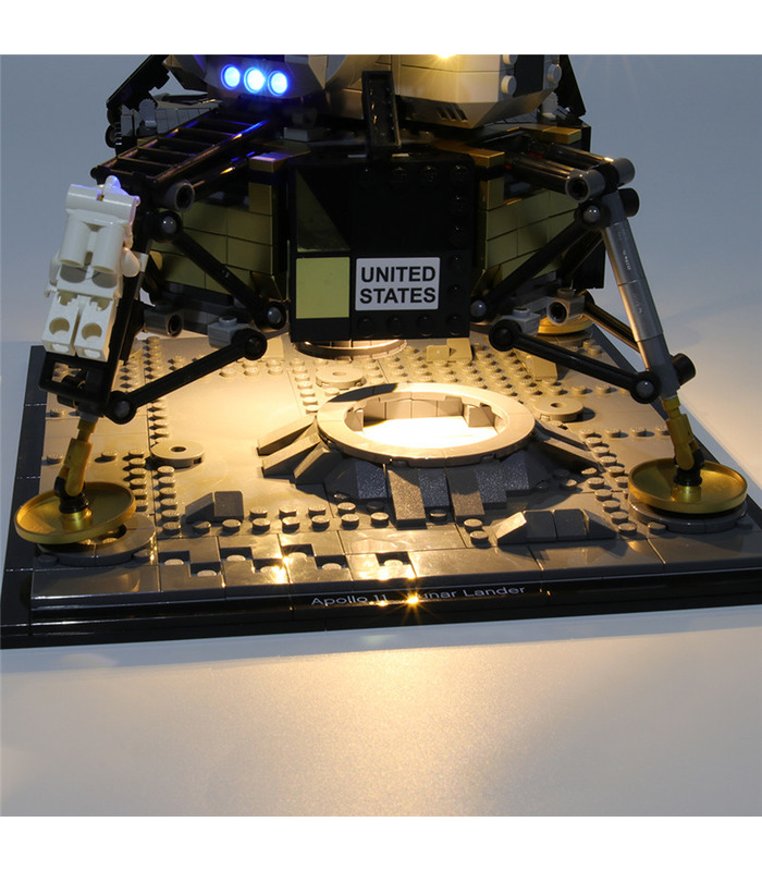 Kit de luz Para la NASA Apolo 11 Lunar Lander LED Highting Conjunto 10266