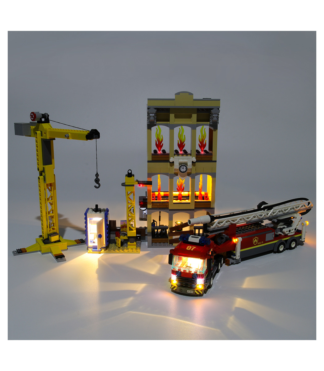 光キットのための街自衛消防隊LED照明セット60216-BuildingToyStore.com