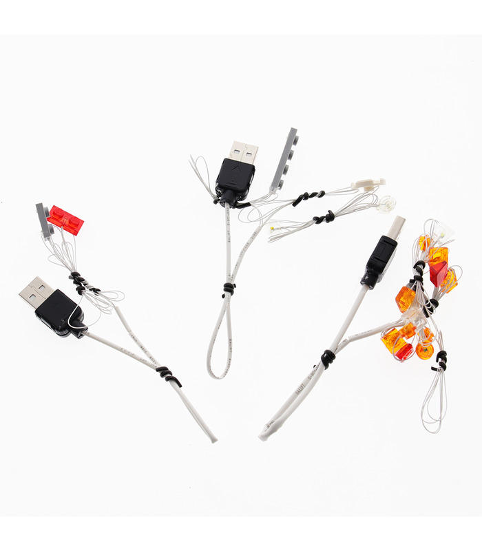 Kit d'éclairage Pour le Centre-ville de pompiers Set de projecteurs à LED 60216