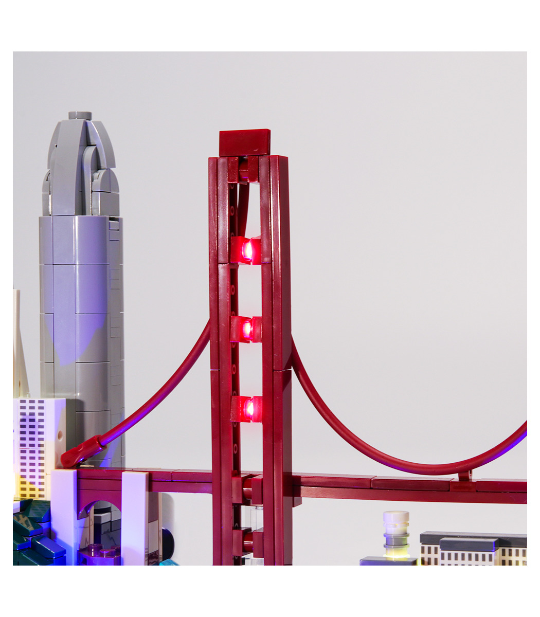 光キットのための建築サンフランシスコのled照明セット Buildingtoystore Com