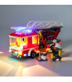 Light Kit For City Fire Ladder Truck LED Lighting Set  60107