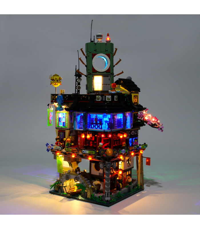 Kit de lumière Pour le monde de Ninjago City Set de projecteurs à LED 70620