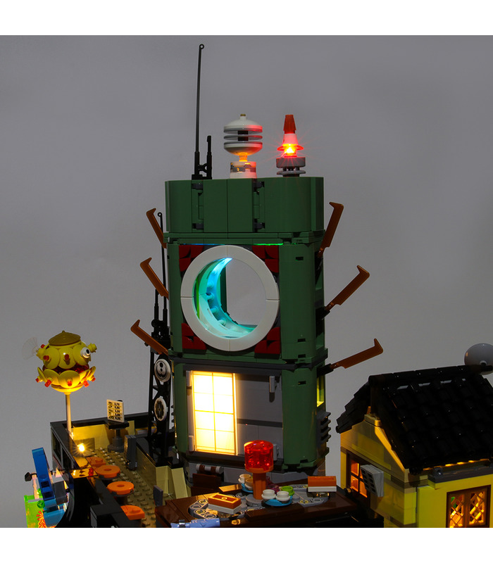 Kit de lumière Pour le monde de Ninjago City Set de projecteurs à LED 70620