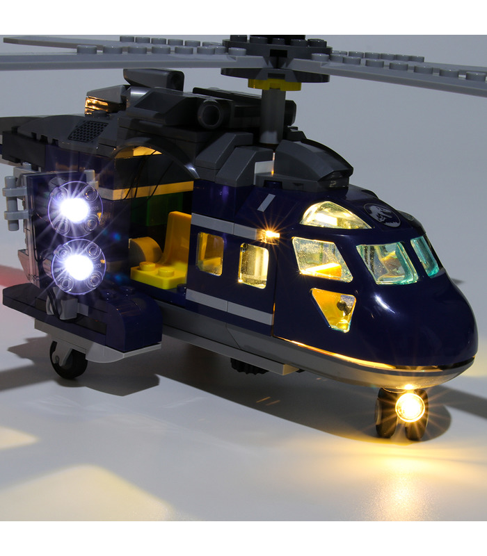 Kit de luz Azul Para el Helicóptero de Búsqueda Set de Iluminación LED 75928