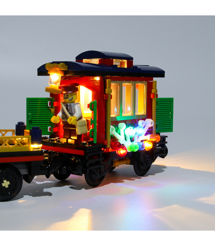 Kit d'éclairage Pour des Vacances d'Hiver en Train Set de projecteurs à LED 10254