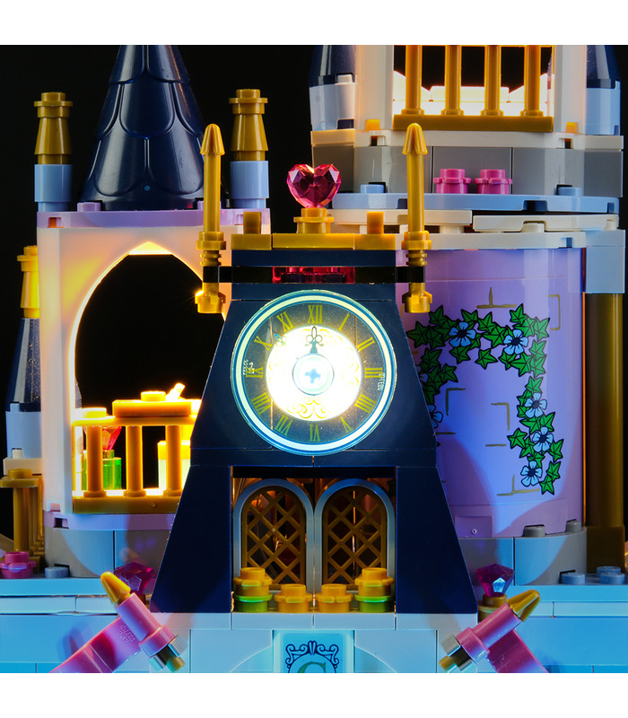 Beleuchtungsset für Disney Princess Cinderellas Dream Castle LED-Beleuchtungsset 41154