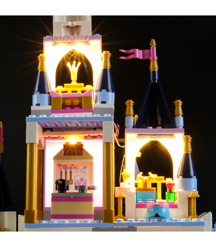 Light Kit For Disney Princess Cinderella's Dream Castle LED Lighting Set 41154