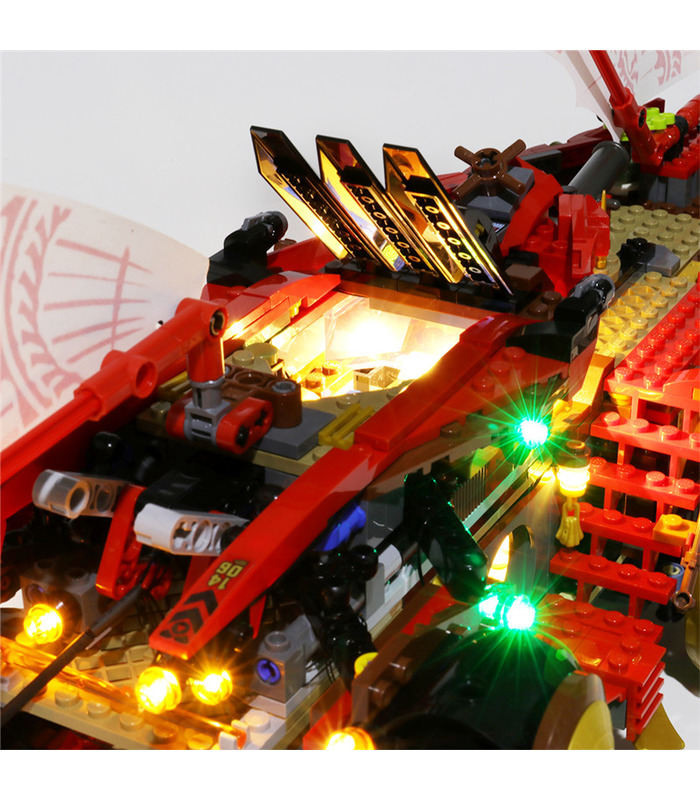 Light Kit For Ninjago Land Bounty LED Lighting Set 70677